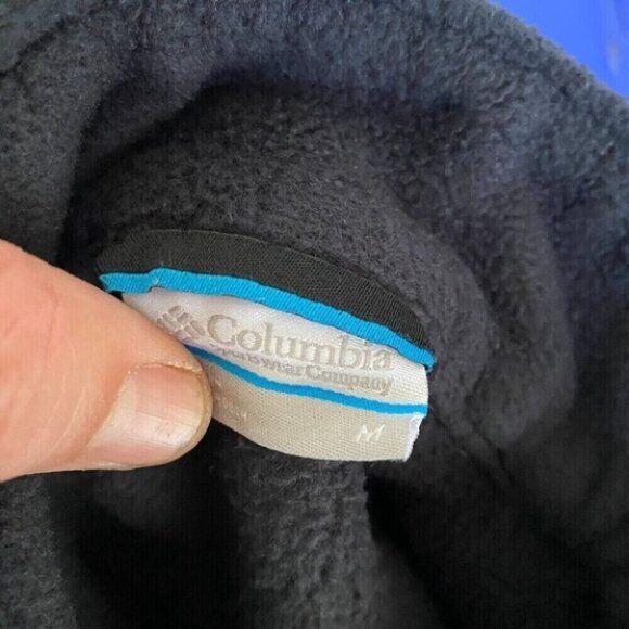 Columbia Sleeveless Vest Womens Medium Gray Fleece Zip Pockets Casual Cozy - Picture 9 of 10